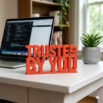 Trusted By You 3D Printed Desk Sign for Office Reception & Business Decor - Image 7