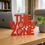 The Work Zone 3D Printed Desk Sign for Office & Workspace Decor - Image 7