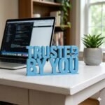 Trusted By You 3D Printed Desk Sign for Office Reception & Business Decor - Image 5