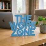 The Work Zone 3D Printed Desk Sign for Office & Workspace Decor - Image 6