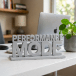 Performance Mode 3D Printed Desk Sign for Office & Corporate Workspace Decor - Image 5