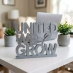 United We Grow 3D Printed Office Desk Sign | Corporate Team Motivation Gift - Image 6