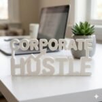 Corporate Hustle 3D Printed Corporate Desk Gift for Office & Employee Workspace - Image 4