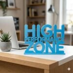 High Performance Zone 3D Printed Office Desk Sign | Corporate Motivation Gift - Image 8