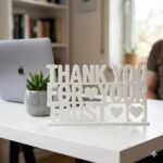 Thank You For Your Trust 3D Printed Desk Sign for Office & Reception Decor - Image 7