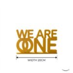 We Are One 3D Printed Desk Sign | Motivational Office Decor Gift - Image 4