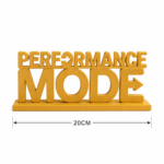 Performance Mode 3D Printed Desk Sign for Office & Corporate Workspace Decor - Image 2