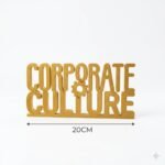Corporate Culture 3D Printed Desk Sign for Office & Workspace Decor - Image 3