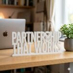 Success Together 3D Printed Desk Sign for Office & Team Workspace Decor - Image 6