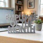 Employee Of The Month 3D Printed Desk Sign for Office Recognition Decor - Image 4