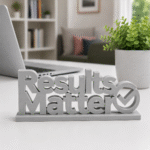 Results Matter 3D Printed Desk Decor | Tech & Corporate Employee Gift