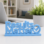 Results Matter 3D Printed Desk Decor | Tech & Corporate Employee Gift