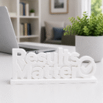 Results Matter 3D Printed Desk Decor | Tech & Corporate Employee Gift