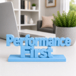 Performance First 3D Printed Sign | Tech & Sales Team Gift