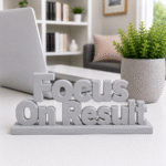 Focus On Result 3D Printed Sign | Corporate & IT Team Gift