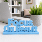 Focus On Result 3D Printed Sign | Corporate & IT Team Gift