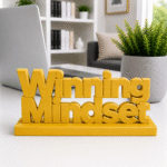 Winning Mindset 3D Printed Desk Sign | Ultimate Corporate & IT Gift