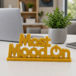 "Mast Mood On" 3D Printed Desk Sign, Fun Office Decor, Creative Workspace Accessory, Motivation Gift for Students, Professionals, Home Office, Gaming Setup