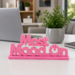 "Mast Mood On" 3D Printed Desk Sign, Fun Office Decor, Creative Workspace Accessory, Motivation Gift for Students, Professionals, Home Office, Gaming Setup - Image 6