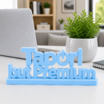 Upgrade your vibe with the "Tapori But Premium" 3D printed desk sign. A high-quality, matte-finish decor piece perfect for offices, gaming setups, and creative workspaces. - Image 8