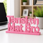 Tension Mat Bro 3D Printed Desk Sign