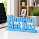 Tension Mat Bro 3D Printed Desk Sign