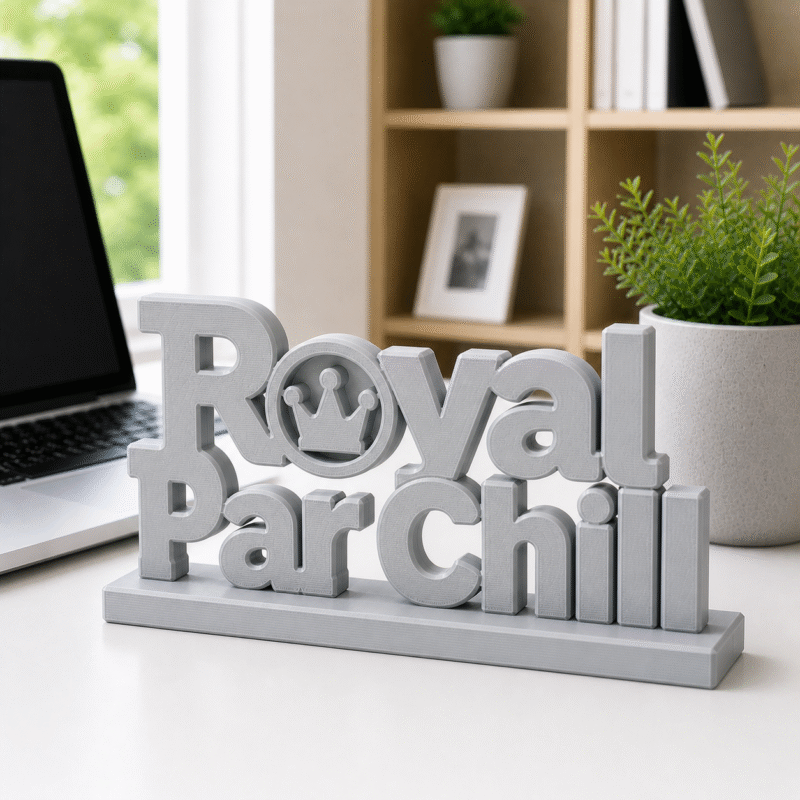Royal Par Chill 3D Printed Desk Sign