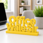 Custom 3D Printed Office Desk Sign | Personalized Gift for Boss