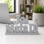 Jai Mata Di 3D Printed Desk Decor | Spiritual Gift & Idol