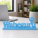 Waheguru 3D Printed Desk Decor | Sikh Spiritual Gift & Art
