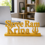 Shree Ram Kripa 3D Printed Desk Decor | Spiritual Gift & Art