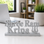 Shree Ram Kripa 3D Printed Desk Decor | Spiritual Gift & Art