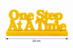 One Step At A Time 3D Printed Desk Decor | Motivational Gift