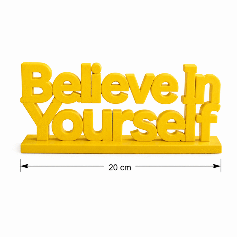 3D Printed Motivational Desk Sign - Unique Employee Appreciation Gift