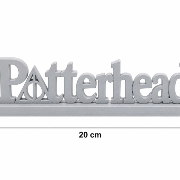 3D Printed Potterhead Desk Sign - Sky Blue Geeky Office Decor