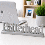 3D Printed Potterhead Desk Sign - Sky Blue Geeky Office Decor
