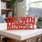 Growth Mindset 3D Printed Desk Sign for Office & Workspace Decor - Image 8