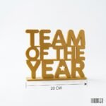 Team Of The Year 3D Printed Award Sign for Office & Corporate Gifts - Image 2