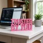Trusted By You 3D Printed Desk Sign for Office Reception & Business Decor - Image 4