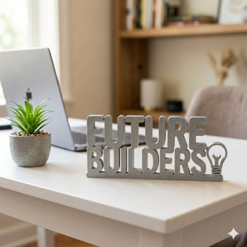 Future Builders 3D Printed Desk Decor for Office, Startup & Corporate Gifts - Image 7