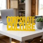 Corporate Culture 3D Printed Desk Sign for Office & Workspace Decor - Image 4