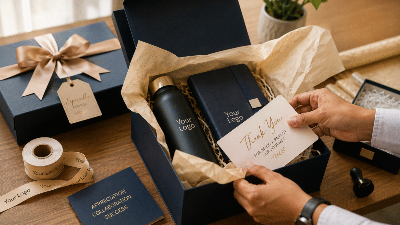 corporate gift presentation